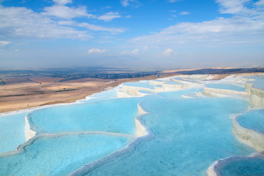 Hot Springs in Pamukkale, Turkey