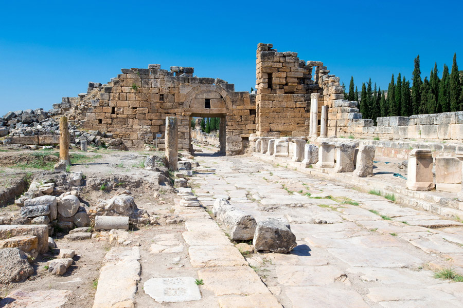 Ruins of Hierapolis City, History of Pamukkale