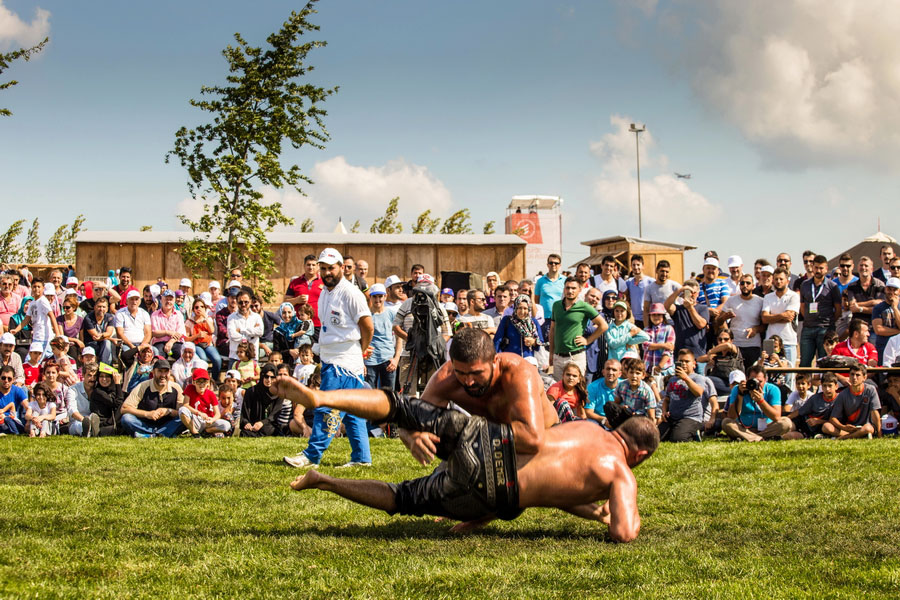 Travel to Edirne for the Kırkpınar Oil Wrestling Festival