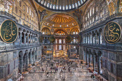 Mezquita de Santa Sofía, Viaje a Turquía