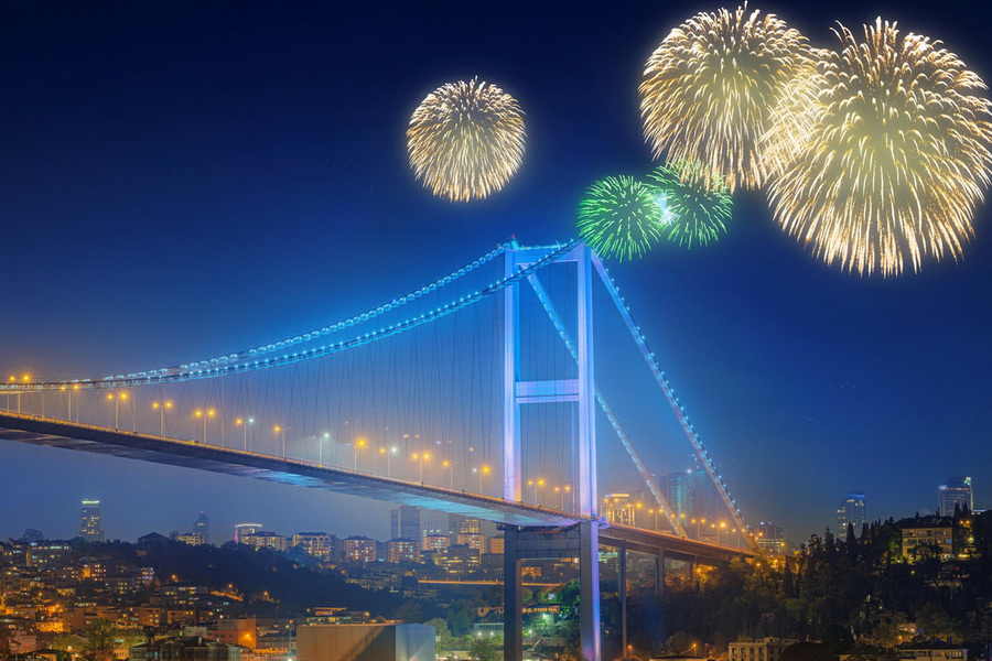 Istanbul Fireworks, Where to See New Year's Eve Fireworks in Turkey?