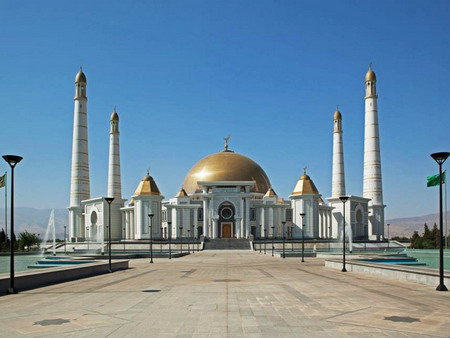 Turkmenbashi Ruhy Mosque – the Main Turkmen Mosque