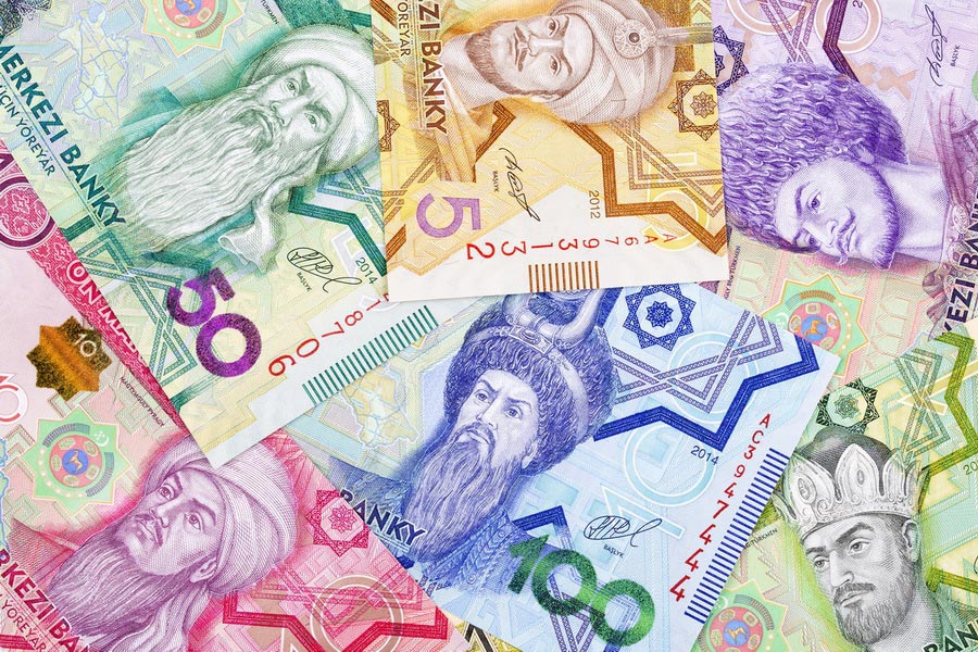 トルクメニスタン通貨