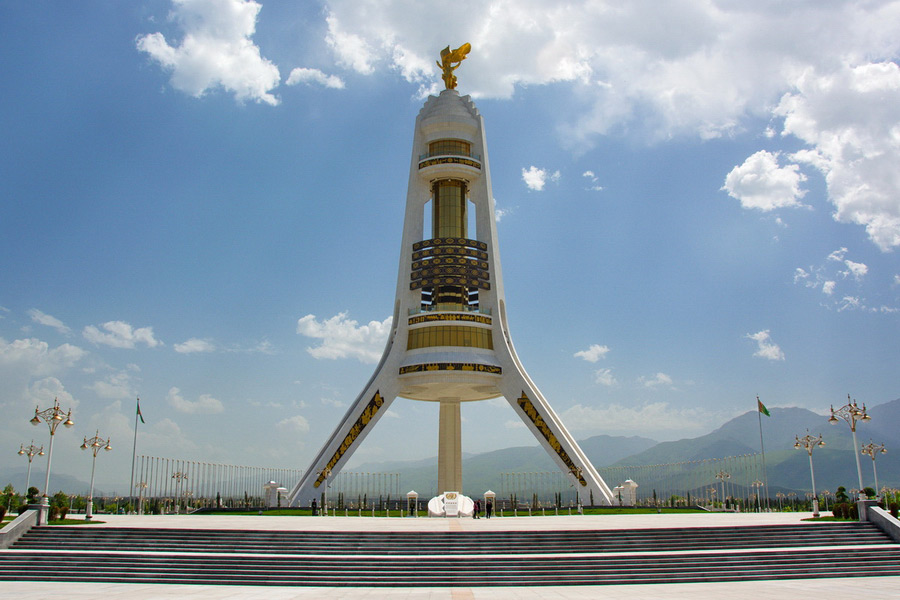 Top 10 Places to Visit in Turkmenistan: The Neutrality Monument