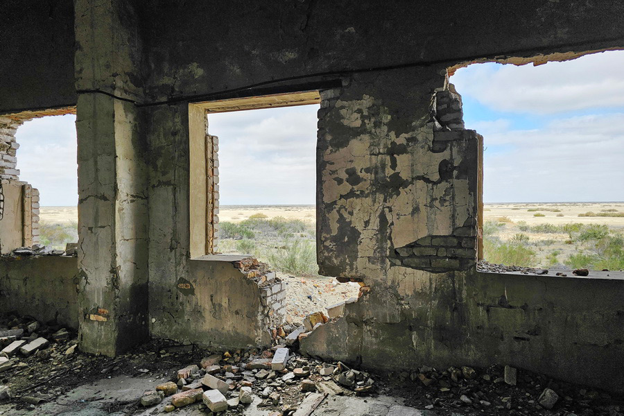 Vozrozhdeniya Island, Aral Sea