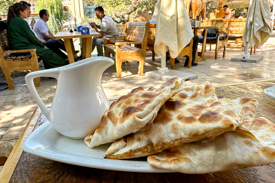 Samsa, Comida en Bujará Samsa, Comida en Bujará