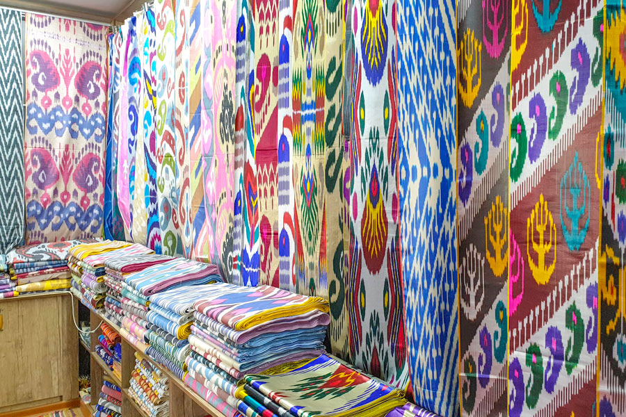 Uzbek Fabrics Uzbek Arts and Crafts: Uzbek Fabrics