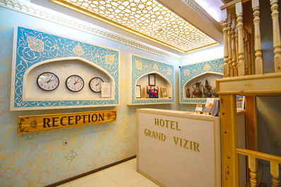 Reception, Grand Vizir Hotel