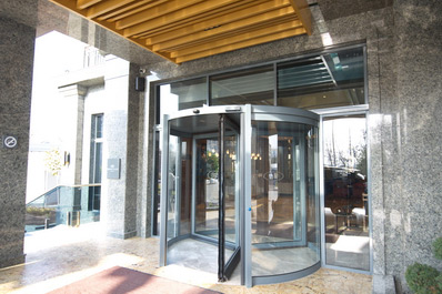 Entrance, Crowne Plaza Hotel