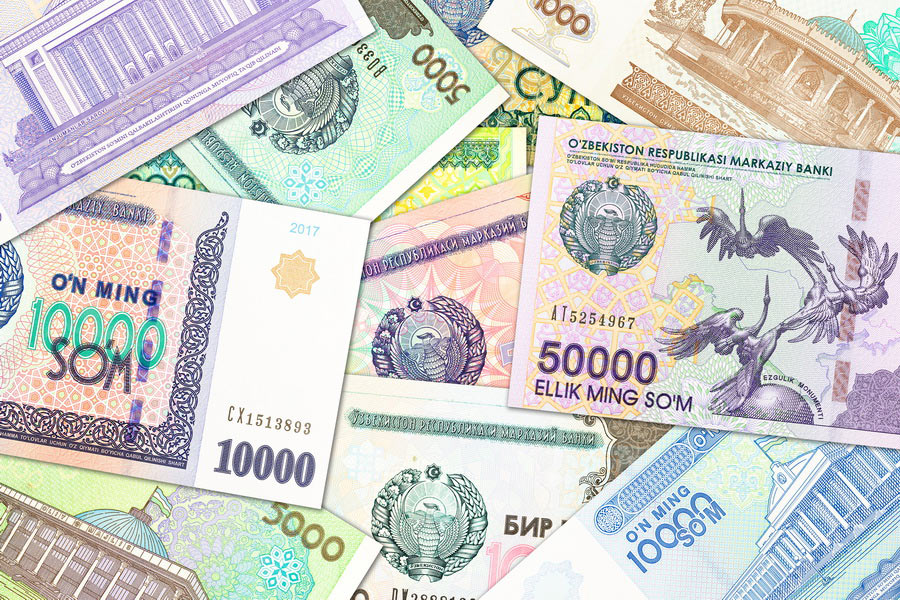 ウズベキスタン通貨、スム - ソム、UZS