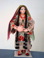 Uzbek dolls and carpets, Tashkent