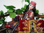 Uzbek dolls and carpets, Tashkent