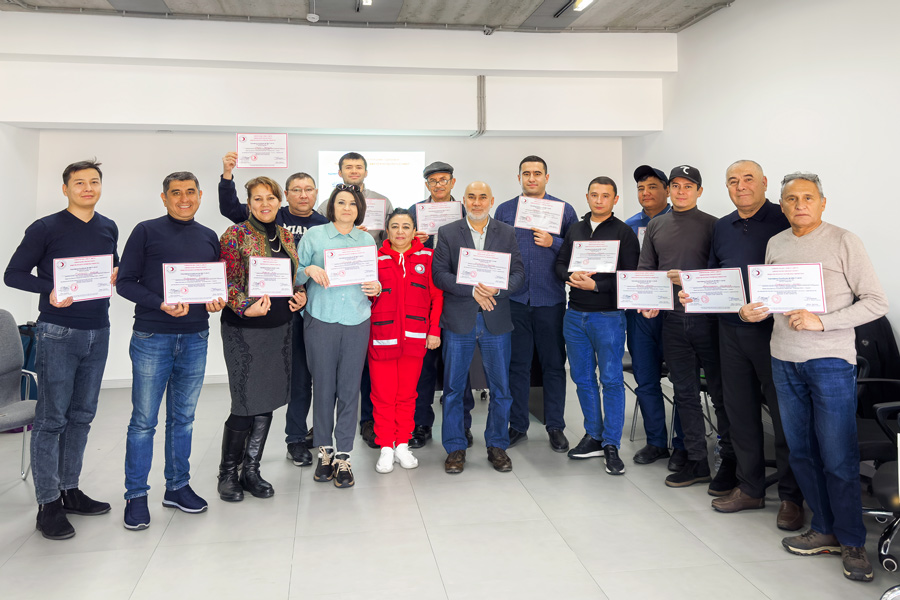 First Aid Training Course for Advantour Guides and Drivers Held in Tashkent