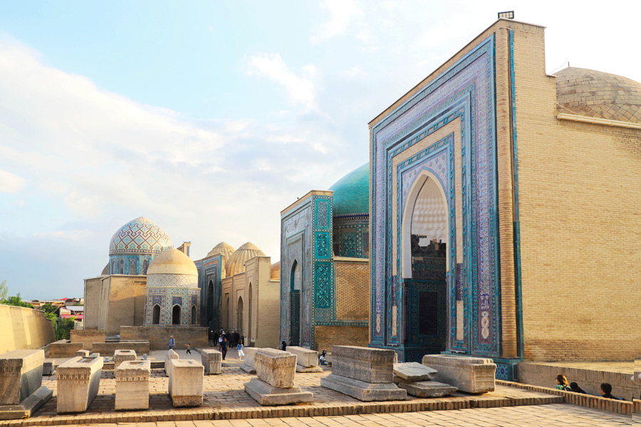シャヒ・ズィンダ廟群 シャヒ・ズィンダ廟群、サマルカンド
