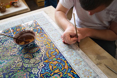 Rishtan Pottery Workshop, Ferghana Valley