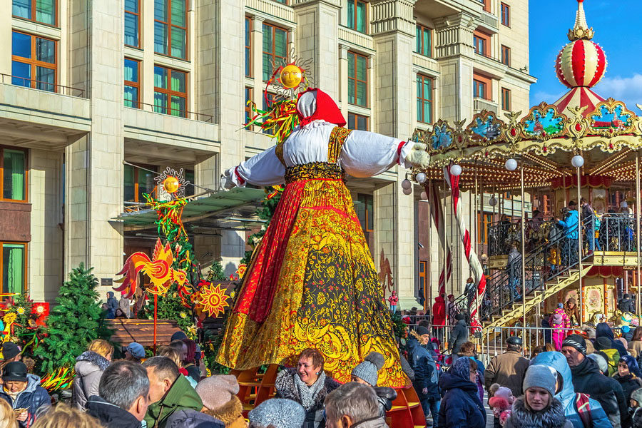 Traditions Maslenitsa en Russie